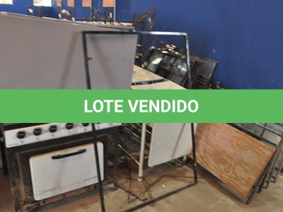 LOTE 008 - SUCATA DE FERRO EQUIPAMENTOS E OBJETOS