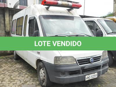 LOTE 003 - FIAT DUCATO M RONTAN AMB - PLACA HMG-5289 - ANO 2005 2006 - COR BRANCA