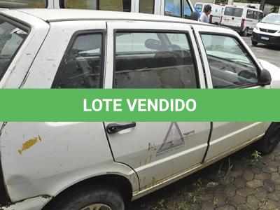 LOTE 006 - FIAT UNO MILLER ECONOMY - PLACA HLF-9928 - ANO 2012 2013 - COR BRANCA