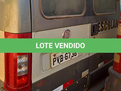 LOTE 010 - FIAT DUCATO MINIBUS - PLACA PVB6738 - ANO 2014 2015
