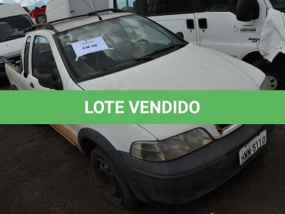 LOTE 038 - FIAT PICK-UP Strada Fire  - 2006 2007 - Branca - HMN-5110