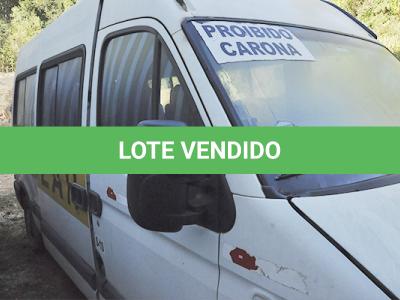 LOTE 008 - RENAULT MASTER BUS16 DCI - PLACA HLF7081 - ANO 2011 2012