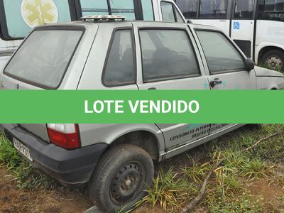 LOTE 001 - FIAT UNO MILLE FIRE FLEX -PLACA HAR9311 -ANO 2006 2007 -COR VERDE