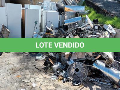 LOTE 013 - SUCATA - DERIVADOS ELETRODOMESTICO E ILUMINAÇÃO