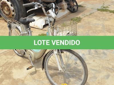 LOTE 010 - 1 MINI ROLO COMPRESSO, 3 IMPLEMENTOS E 1 BICICLETA ELETRICA