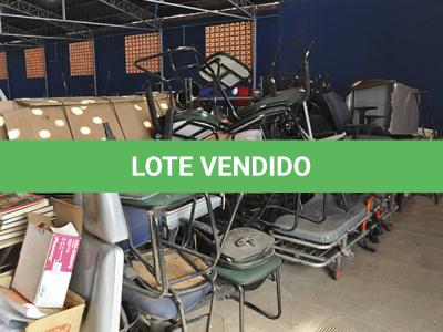 LOTE 008 - SUCATA DE FERRO EQUIPAMENTOS E OBJETOS