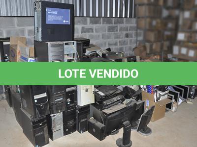 LOTE 024 - SUCATA - MONTANTE - DERIVADO INFORMATICA