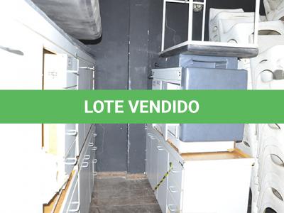 LOTE 001 - SUCATA - FOGÕES, BALCÕES, GELADEIRAS, AUTOCLAVE, PASS THROUGH FRIO, MESA PARA EXAME E CAMAS P/EXAME MEDICO