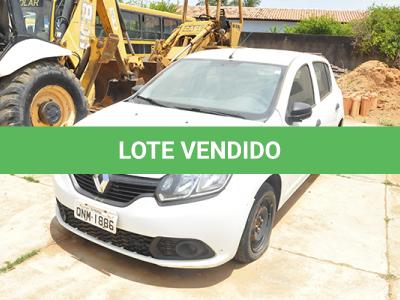 LOTE 035 - RENAULT SANDERO AUTH 10 -PLACA QNM-1886 ANO 2017 2018