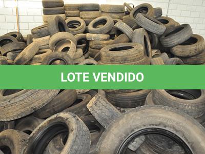 LOTE 009 - SUCATA - MONTANTE - PNEUS DE MAQUINAS, TRATORES, CAMINHÃO E VEICULOS