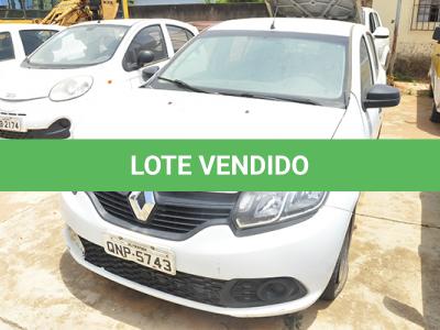 LOTE 033 - RENAULT SANDERO AUTH 10 - PLACA QNP-5743 - ANO 2017 2018