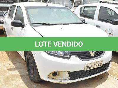 LOTE 033 - RENAULT SANDERO AUTH 10 - PLACA QNP-5743 - ANO 2017 2018