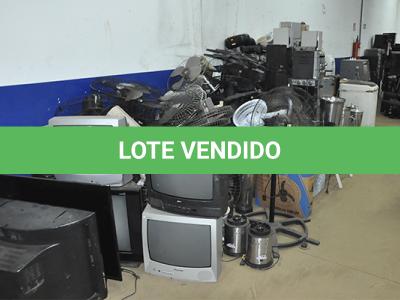 LOTE 013 - ELETRICA, ELETRONICA, NOVOS E SUCATAS