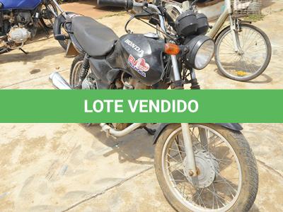 LOTE 041 - HONDA CG 125 FAN - PLACA HGQ-0874 - ANO 2007 2008
