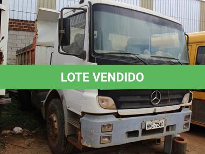 LOTE 009 - M. BENS ATEGO 1418  - PLACA HMG-7240-ANO 2006-2006