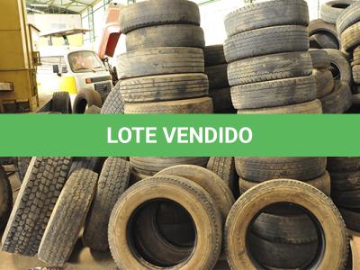 LOTE 009 - SUCATA - MONTANTE - PNEUS DE MAQUINAS, TRATORES, CAMINHÃO E VEICULOS