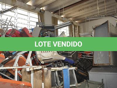 LOTE 047 - SUCATA - ELETRÔNICO, INFORMÁTICA, EQUIPAMENTOS, MOBÍLIAS E DIVERSOS