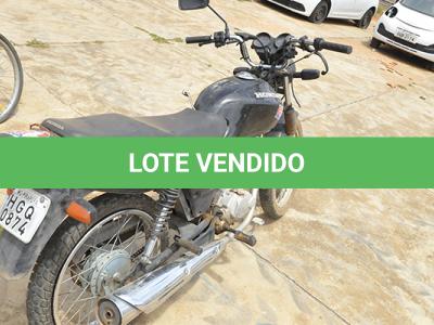 LOTE 041 - HONDA CG 125 FAN - PLACA HGQ-0874 - ANO 2007 2008