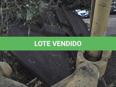 LOTE 014 - SUCATA  AGRÍCOLA DIVERSOS EQUIPAMENTOS