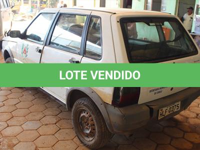 LOTE 001 - FIATUNO MILLE WAY ECON - PLACA HLF-0375 - ANO 2009-2010
