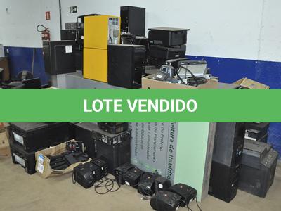 LOTE 013 - ELETRICA, ELETRONICA, NOVOS E SUCATAS