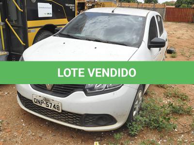 LOTE 037 - RENAULT SANDERO AUTH 10 - PLACA QNP-5748 - ANO 2017 2017