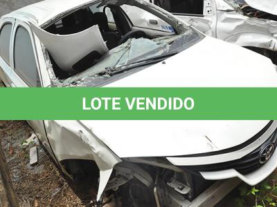 LOTE 045 - SUCATAS 4 VEICULOS - FIAT PÁLIO - FIAT FIORINO - CHERY QQ - TOYOTA ETIOS - Arrematante com certidão de DETRAN