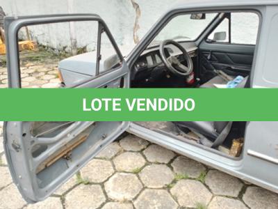 LOTE 002 - 01/02 - VEICULO FIAT 147 - GMG-3849 - 1986 1986. - 02/02 SUCATA DERIVADO OBRA.