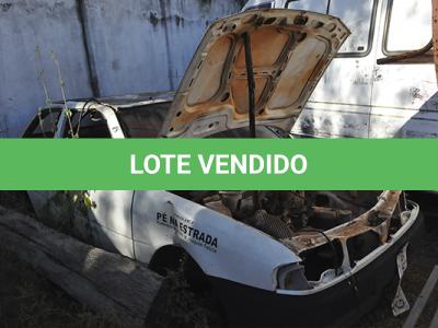 LOTE 006 - VW GOL 1.0 - PLACA GUR-0599