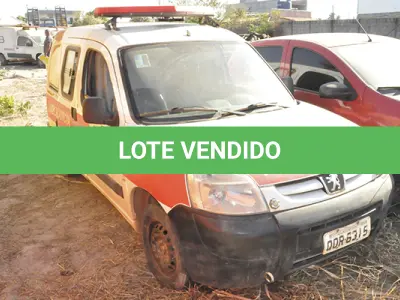 LOTE 027 - I PEUGEOT PARTNER 1.6 - ANO 2018 2019 - PLACA QOR-6315