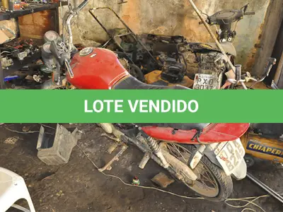LOTE 003 - HONDA CG 125 FAN KS - ANO 2013 2013 - PLACA OQK-8245