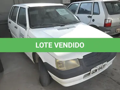 LOTE 008 - FIAT UNO MILLE ECONOMY - ANO 2012 2013 - PLACA GOW-6437