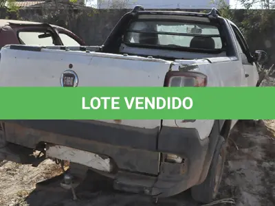 LOTE 013 - FIAT STRADA WIRKING - ANO 2014 2014 - PLACA OWV-1392