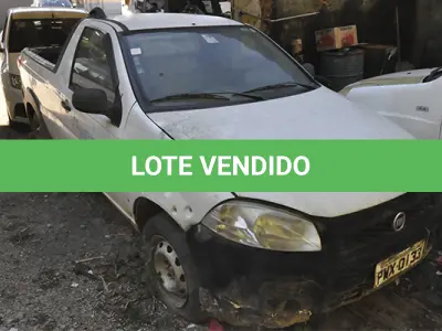 LOTE 007 - FIAT STRADA WORKING - ANO 2015 2015 - PLACA PWX-0133