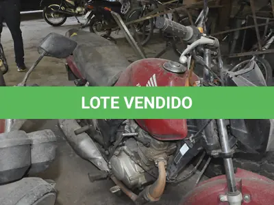 LOTE 002 - HONDA CG 125 FAN KS - ANO 2014 2015 - PLACA PVK-3300