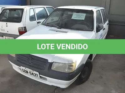LOTE 008 - FIAT UNO MILLE ECONOMY - ANO 2012 2013 - PLACA GOW-6437