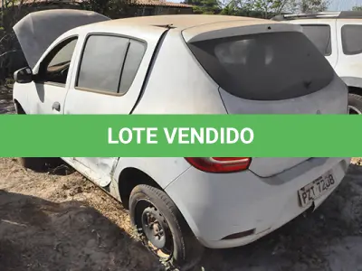 LOTE 010 - RENAULT SANDERO AUTH 10 - ANO 2017 2018 - PLACA PZT-7208