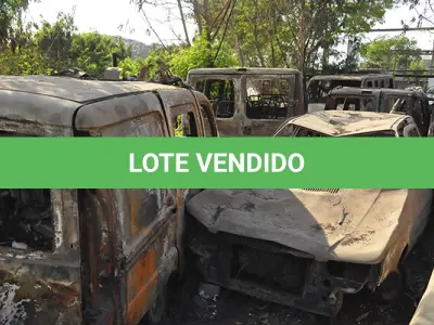 LOTE 026 - SUCATAS 12 VEICULOS - CERTIDÃO DE BAIXA DETRAN