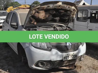 LOTE 010 - RENAULT SANDERO AUTH 10 - ANO 2017 2018 - PLACA PZT-7208
