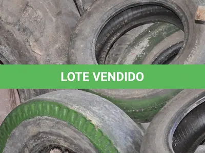 LOTE 012 - SUCATAS PNEUS - DIVERSOS MODELOS DE PNEUS
