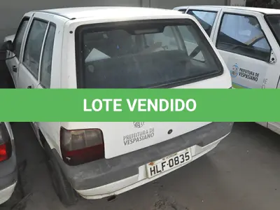 LOTE 005 - FIAT UNO MILLE ECONOMY - ANO 2009 2010 - PLACA HLF-0835