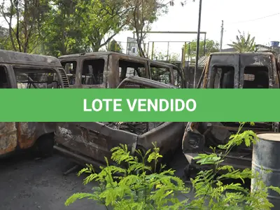 LOTE 026 - SUCATAS 12 VEICULOS - CERTIDÃO DE BAIXA DETRAN
