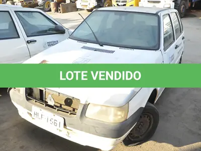 LOTE 003 - FIAT UNO MILLE ECONOMY - ANO 2009 2010 - PLACA HLF-1561