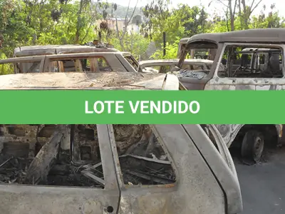 LOTE 026 - SUCATAS 12 VEICULOS - CERTIDÃO DE BAIXA DETRAN