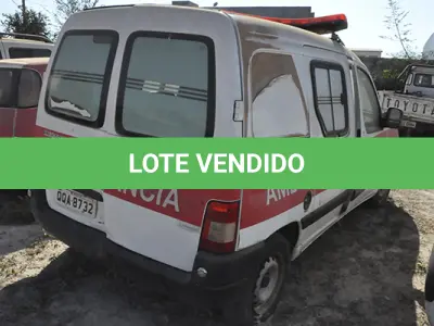 LOTE 021 - I PEUGEOT PARTNER GRE AM - ANO - 2018 2019 - PLACA QQA-8732