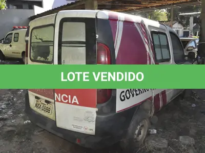 LOTE 006 - FIAT DOBLÔ RONTAN AMB2 - ANO 2011 2012 - PLACA NXX-0888