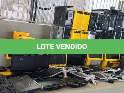 LOTE 013 - SUCATA DE INFORMATICA E ELETRO