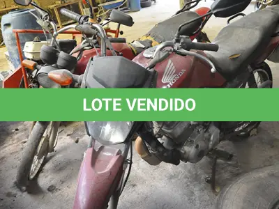 LOTE 002 - HONDA CG 125 FAN KS - ANO 2014 2015 - PLACA PVK-3300