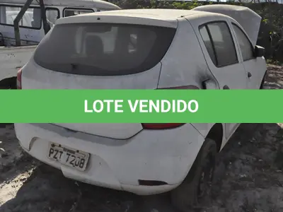 LOTE 010 - RENAULT SANDERO AUTH 10 - ANO 2017 2018 - PLACA PZT-7208