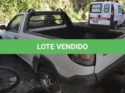 LOTE 007 - FIAT STRADA WORKING - ANO 2015 2015 - PLACA PWX-0133